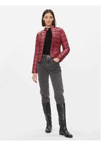 Trussardi Jeans - Trussardi Kurtka zimowa 56S00924 Bordowy Regular Fit. Kolor: czerwony. Materiał: syntetyk. Sezon: zima #3