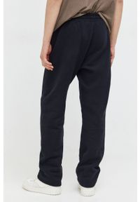 Hollister Co. spodnie dresowe kolor czarny gładkie. Kolor: czarny. Materiał: dresówka. Wzór: gładki #3