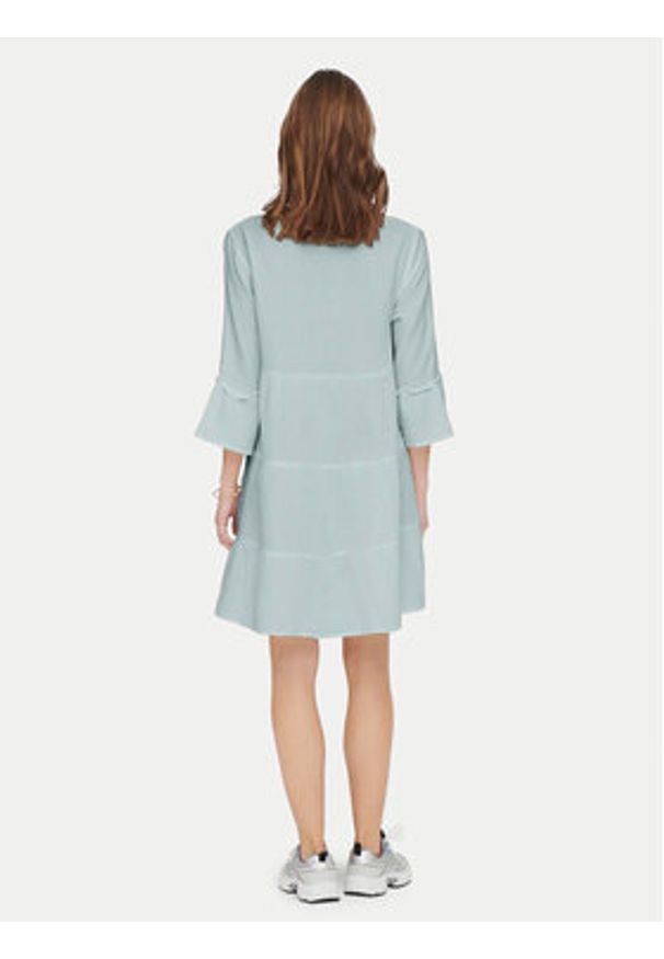 only - ONLY Sukienka letnia Thyra 15267999 Zielony Regular Fit. Kolor: zielony. Materiał: bawełna. Sezon: lato