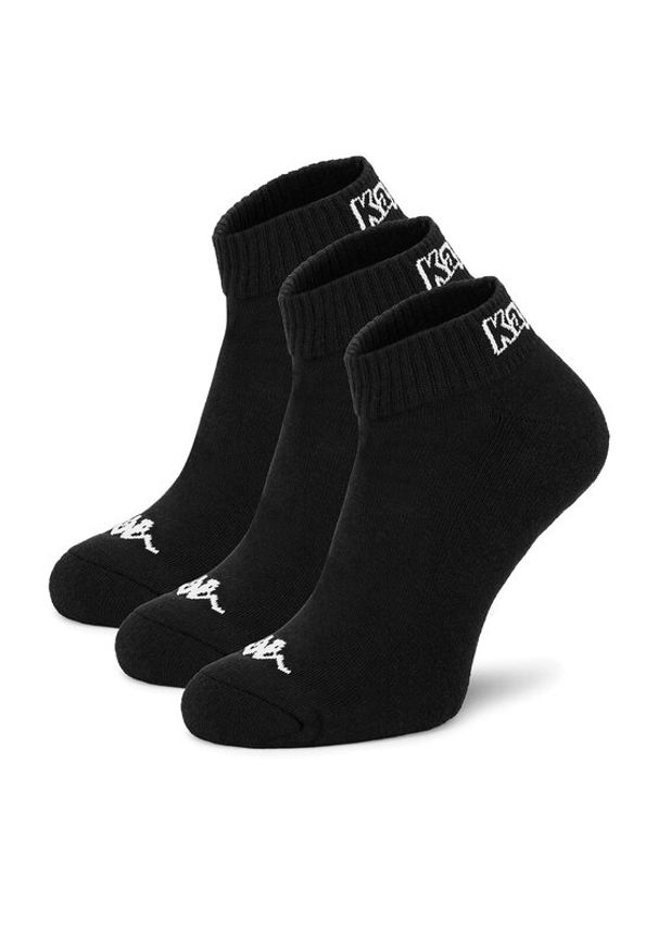 Kappa Zestaw 3 par niskich skarpet unisex KR_GOAL_SS25 (3-PACK) Czarny. Kolor: czarny. Materiał: materiał, bawełna