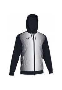 Joma - Męska Bluza Z Kapturem Supernova Full Zip. Typ kołnierza: kaptur. Kolor: czarny, biały, wielokolorowy