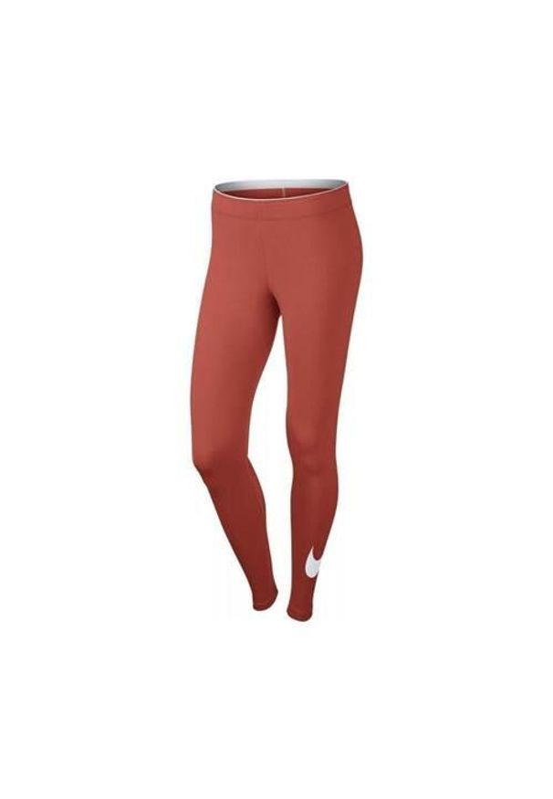 Spodnie do biegania damskie Nike Womens Sportswear Legging. Kolor: czerwony. Sport: bieganie