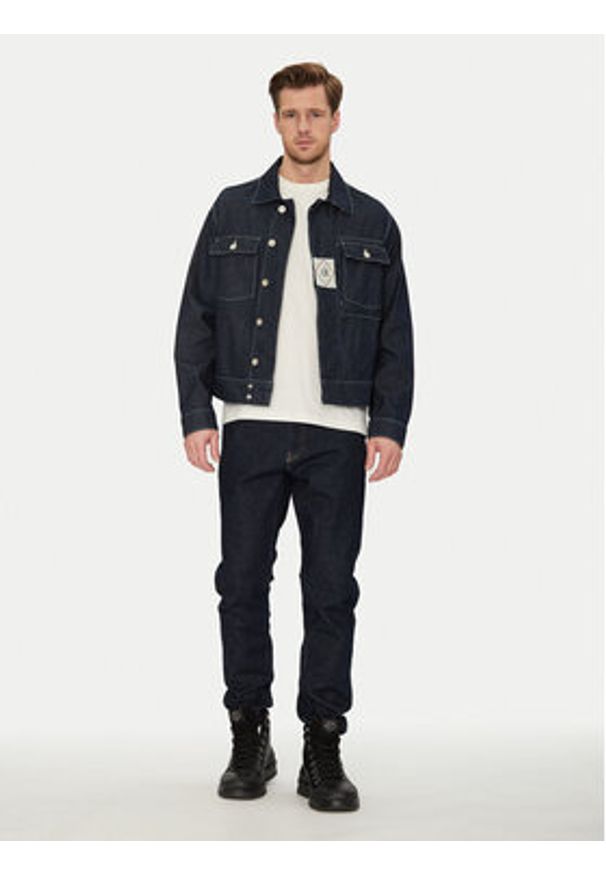 C.P. Company Kurtka jeansowa 18CMOW188A110295W Niebieski Regular Fit. Kolor: niebieski. Materiał: bawełna