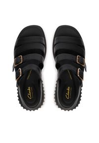 Clarks Sandały Evamar Strap 26185888 Czarny. Kolor: czarny. Materiał: skóra #5