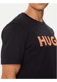 Hugo T-Shirt Dulivio 50513309 Czarny Regular Fit. Kolor: czarny. Materiał: bawełna