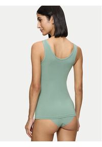 Triumph Top Feel Of Modal 10221637 Zielony Slim Fit. Kolor: zielony