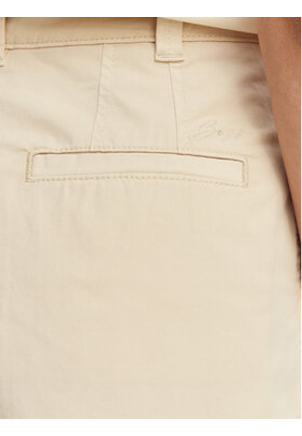 BOSS Szorty materiałowe C Tanessa-D 50556391 Beżowy Regular Fit. Kolor: beżowy. Materiał: bawełna