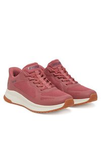 skechers - Skechers Sneakersy Bobs Squad 4-Staple Look 117624/ROS Różowy. Kolor: różowy. Materiał: materiał