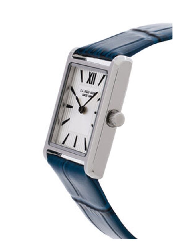 U.S. Polo Assn. Zegarek Vivian USP8412ST Niebieski. Kolor: niebieski. Materiał: skóra