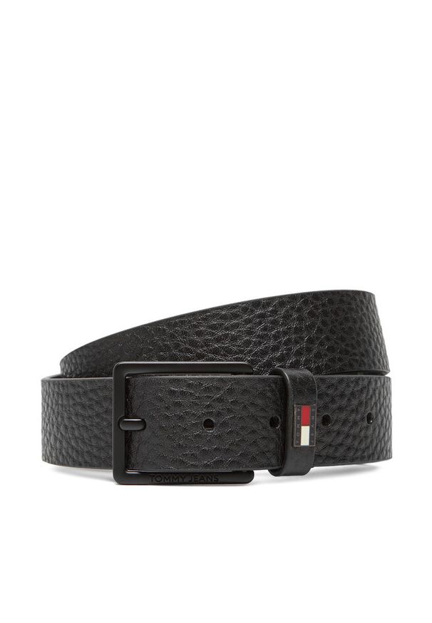 Pasek Męski Tommy Jeans. Kolor: czarny