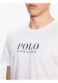 Polo Ralph Lauren T-Shirt 714899613005 Biały Regular Fit. Typ kołnierza: polo. Kolor: biały. Materiał: bawełna #4