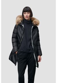 Blauer USA - BLAUER Czarna damska kurtka Althea Raincoat Long Jackets, Rozmiar S. Kolor: czarny. Materiał: poliamid, puch. Styl: elegancki #5