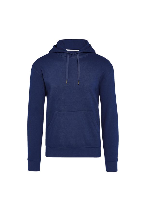 SG - Bluza Z Kapturem Unisex Dla Dorosłych Bez Metki. Typ kołnierza: kaptur. Kolor: niebieski