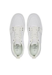 Calvin Klein Jeans Sneakersy Basket Cupsole R Lth-Tpu Insert YM0YM00575 Biały. Kolor: biały. Materiał: skóra #5