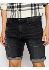 G-Star RAW - G-Star Raw Szorty jeansowe 3301 Slim ½ D10481-A634-9887 Czarny Slim Fit. Kolor: czarny. Materiał: bawełna #1