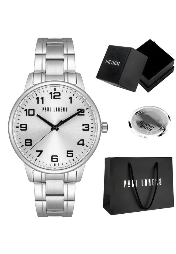 Zegarek męski Paul Lorens GUARO-3C1 Z GRAWEREM