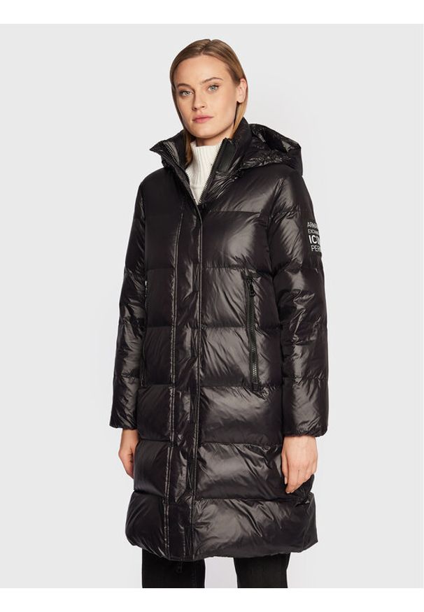 Armani Exchange Kurtka puchowa 8NYK50 YNYNZ 1210 Czarny Regular Fit. Kolor: czarny. Materiał: syntetyk, puch