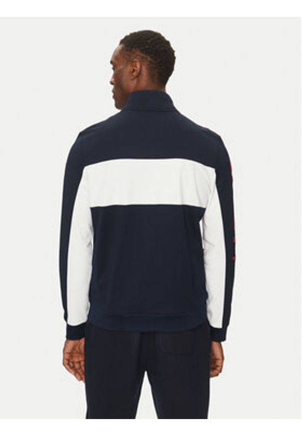 Lacoste Bluza techniczna SH8942 Granatowy Regular Fit. Kolor: niebieski. Materiał: syntetyk