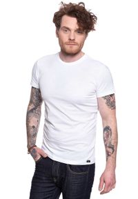 Lee - LEE T SHIRT TWIN PACK CREW WHITE L680AI12. Kolor: biały #8