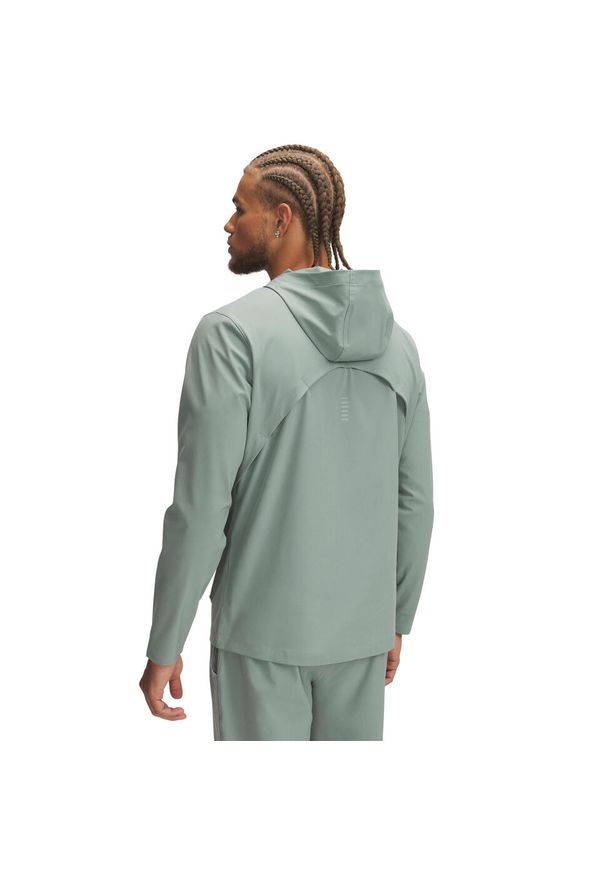 Bluza z kapturem Under Armour OutRun The Storm. Typ kołnierza: kaptur. Kolor: zielony. Sport: bieganie