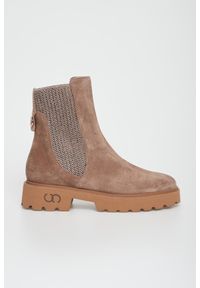 Botki damskie zamszowe CESARE CASADEI. Materiał: zamsz #2