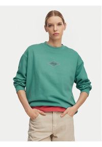 Quiksilver Bluza EQWFT03188 Zielony Oversize. Kolor: zielony. Materiał: bawełna #5