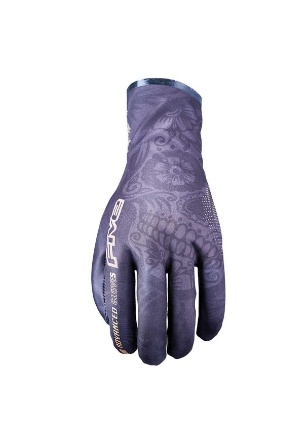 FIVE GLOVES - Rękawiczki MISTRAL INFINIUM STRETCH - MEXICAN BLACK/GOLD (czarno-złote) - XS/7. Kolor: żółty, czarny, wielokolorowy, pomarańczowy. Sport: kolarstwo