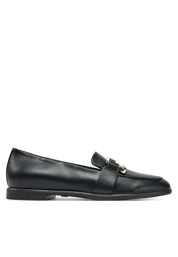 Loafersy Furla. Kolor: czarny