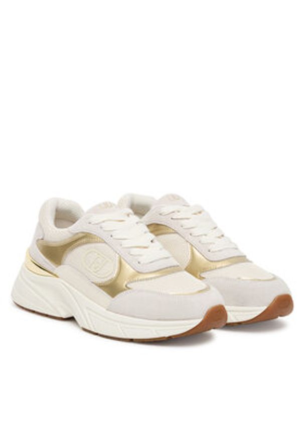 Liu Jo Sneakersy LJ01 BF5017 PX031 Écru. Materiał: zamsz, skóra