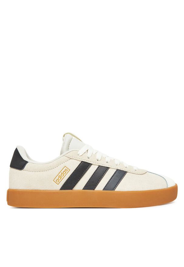 Adidas - adidas Sneakersy VL COURT 3.0 JP5351 Beżowy. Kolor: beżowy. Materiał: zamsz, skóra
