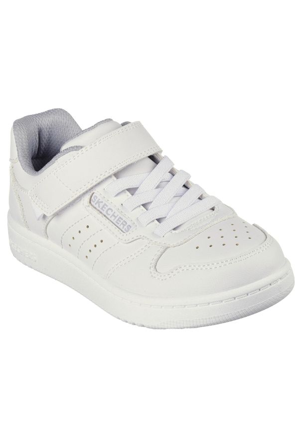 skechers - Kapcie SKECHERS QUICK STREET Biały. Kolor: biały. Materiał: syntetyk, tkanina