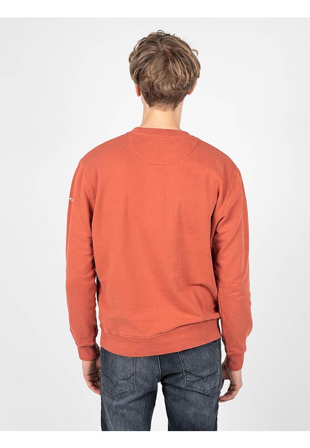 Pepe Jeans Bluza "David" | PM582169 | David | Mężczyzna | Czerwony, Pomarańczowy. Okazja: na co dzień. Kolor: czerwony, pomarańczowy, wielokolorowy. Materiał: bawełna. Wzór: nadruk. Styl: casual