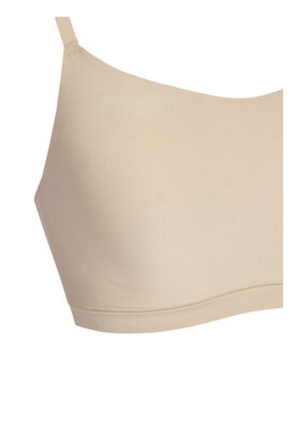 Chantelle Biustonosz top Soft Stretch C16A20 Beżowy. Kolor: beżowy. Materiał: syntetyk