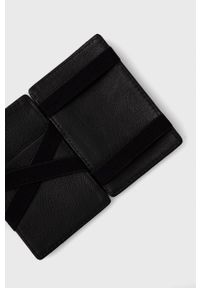 Marc O'Polo Etui na karty skórzane męski kolor czarny. Kolor: czarny. Materiał: skóra #2