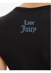 Juicy Couture T-Shirt Just Juicy JCGCT125040 Czarny Slim Fit. Kolor: czarny. Materiał: bawełna #5