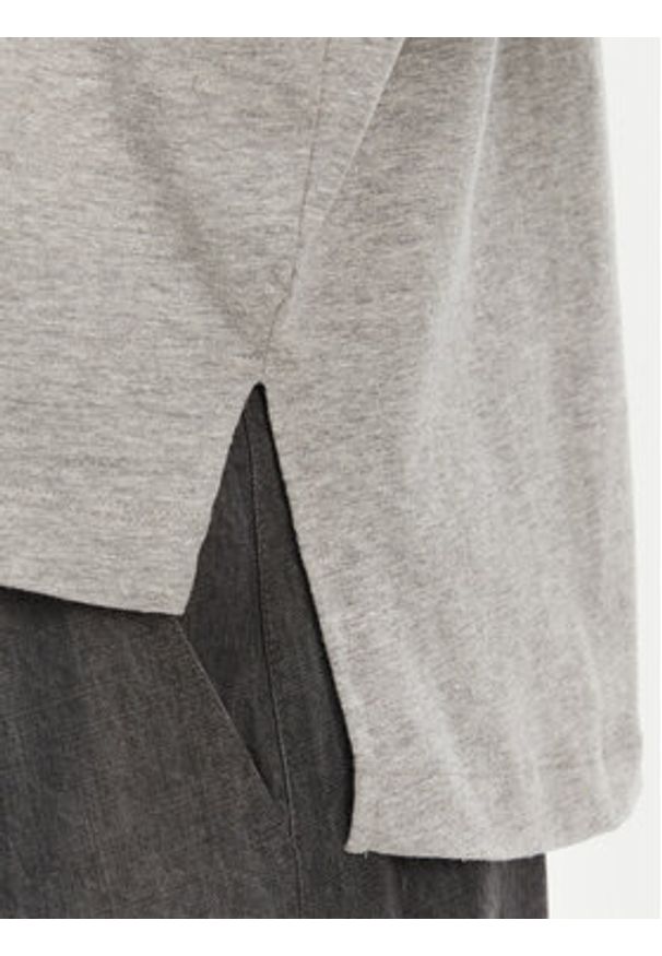 French Connection T-Shirt 76BZA Szary Relaxed Fit. Kolor: szary. Materiał: bawełna