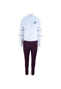 Diadora - Zestaw dresowy damski DIADORA L.TRACKSUIT CHROMIA S. Kolor: biały. Materiał: dresówka