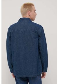 Wrangler koszula jeansowa męska relaxed. Kolor: niebieski. Materiał: jeans #3