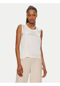ViCOLO Bluzka TB0038 Écru Regular Fit. Materiał: wiskoza