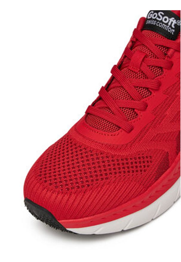 Go Soft Sneakersy V11-140 Czerwony. Kolor: czerwony. Materiał: materiał