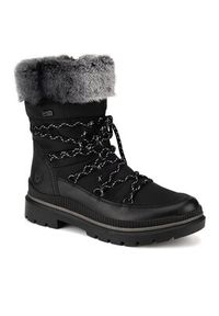 Remonte Botki D0C81-03 Czarny. Kolor: czarny. Materiał: skóra #5