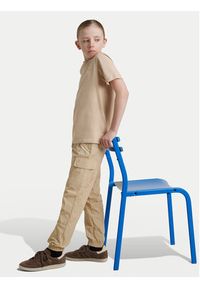 Adidas - adidas Spodnie dresowe IX7620 Beżowy Regular Fit. Kolor: beżowy. Materiał: syntetyk #2