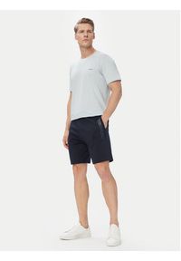 BOSS Szorty sportowe Authentic 50554778 Granatowy Regular Fit. Kolor: niebieski. Materiał: bawełna. Styl: sportowy #4