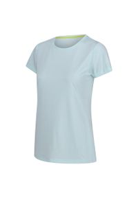 DARE 2B - Koszulka sportowa damska Fingal Edition szybkoschnąca. Kolor: niebieski. Długość rękawa: krótki rękaw. Długość: krótkie. Sport: turystyka piesza #1