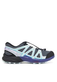 salomon - Trekkingi Salomon. Kolor: szary. Model: Salomon Speedcross. Sport: turystyka piesza #1