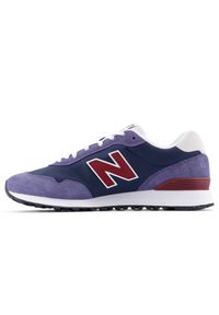 Buty męskie New Balance ML515WNV – niebieskie. Okazja: na co dzień. Kolor: niebieski. Materiał: skóra, materiał, syntetyk. Szerokość cholewki: normalna #4