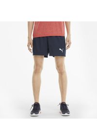 Spodenki męskie Puma Active Woven Shorts. Kolor: fioletowy, niebieski, wielokolorowy