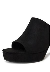 DeeZee Klapki KK5606-1 Czarny. Kolor: czarny. Materiał: materiał #6