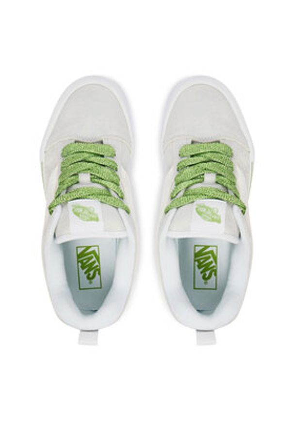 Vans Tenisówki Knu Skool VN000D6ZBMC1 Biały. Kolor: biały. Materiał: skóra, zamsz