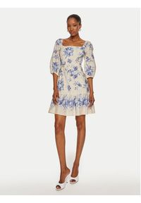 TwinSet - TWINSET Sukienka letnia 241TT2423 Écru Regular Fit. Materiał: bawełna. Sezon: lato #5